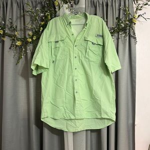 Green Columbia shirt